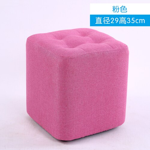 Fabric small sofa stool creative bench chair furniture foot stool
