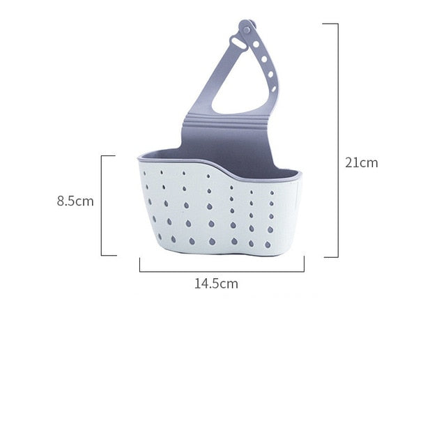Adjustable Snap Sink Soap Sponge Holder