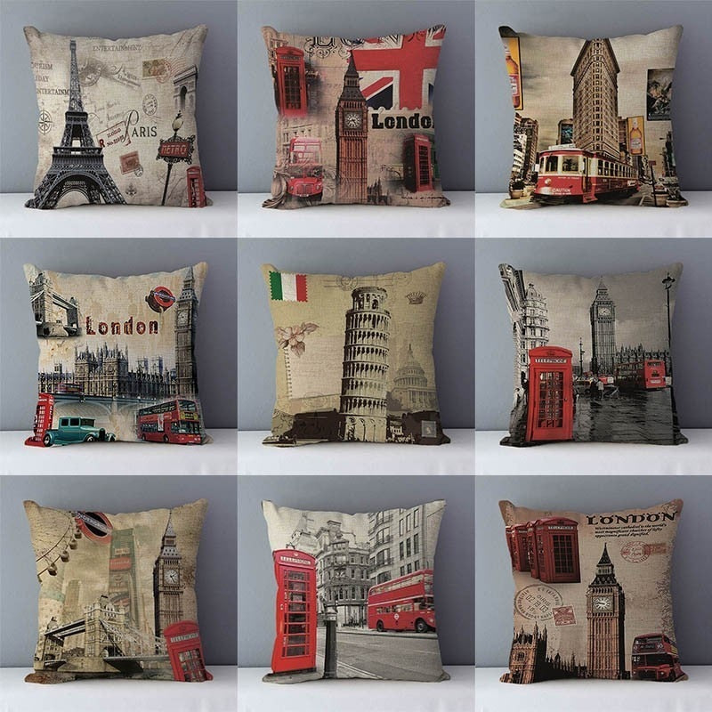 Retro Nostalgic Couch Cushion