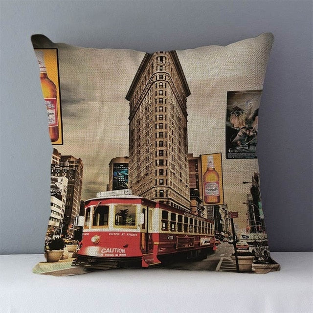 Retro Nostalgic Couch Cushion