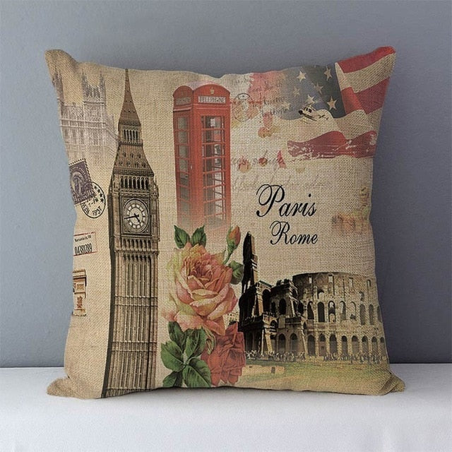 Retro Nostalgic Couch Cushion