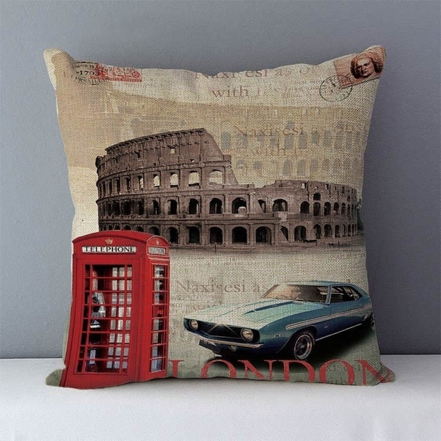 Retro Nostalgic Couch Cushion