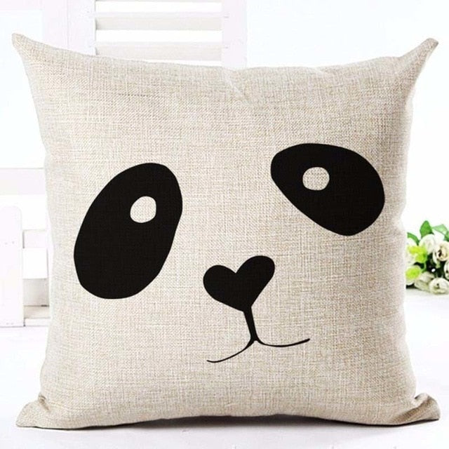 Letter Love Cushion Covers Cotton linen