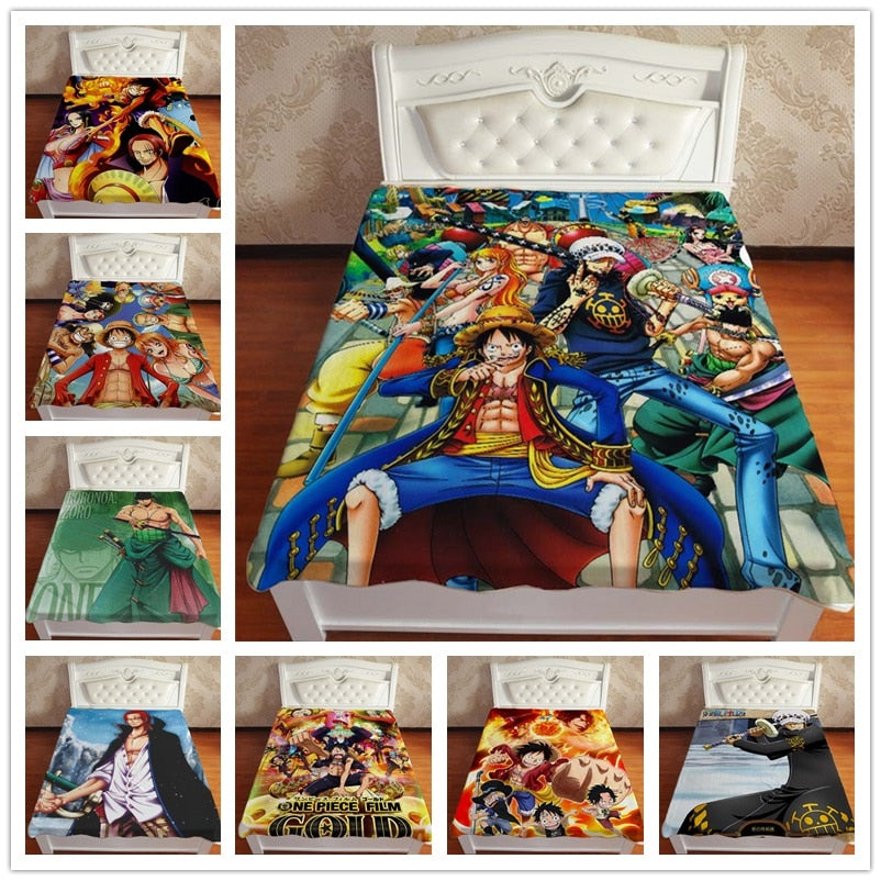 Anime Manga One Piece Throw Blanket