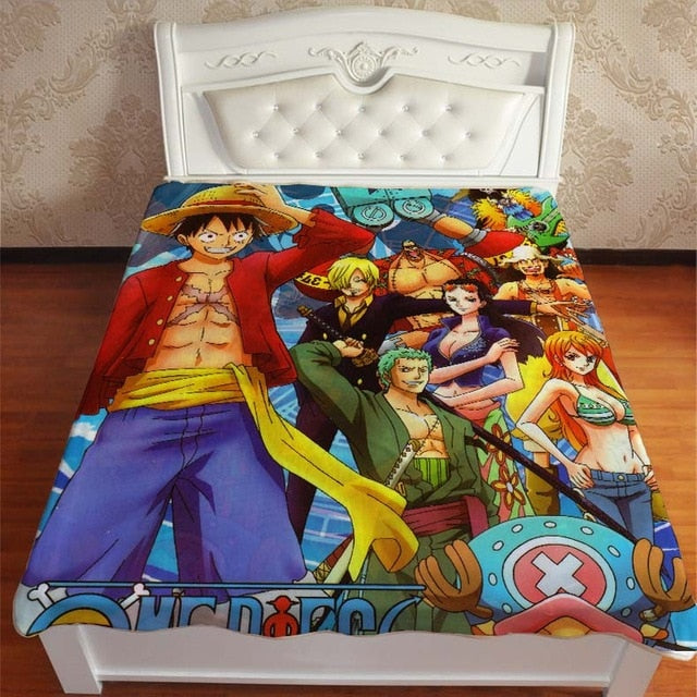 Anime Manga One Piece Throw Blanket