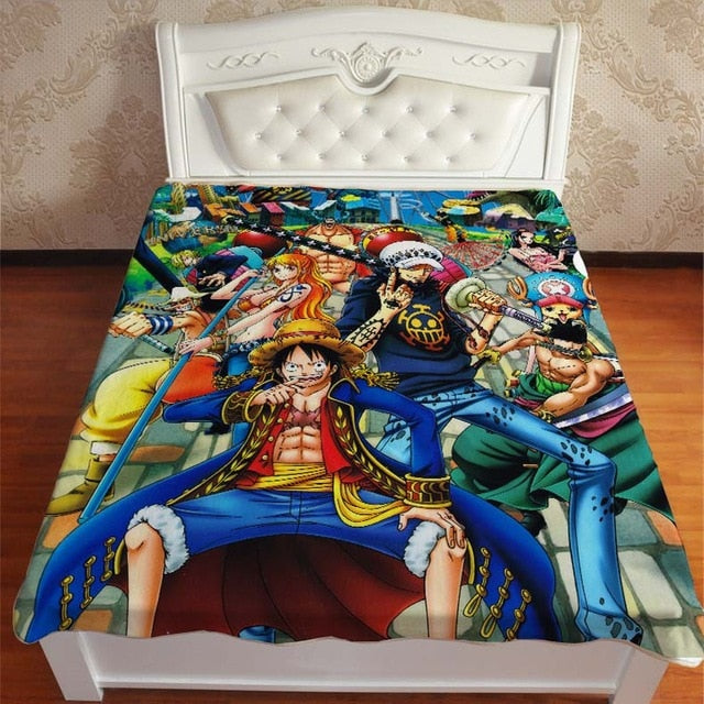 Anime Manga One Piece Throw Blanket