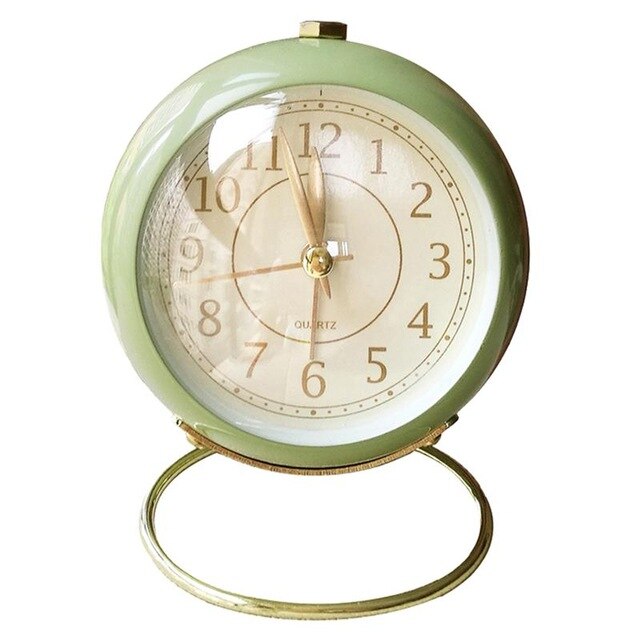 Retro Style Round Desktop Alarm Clock