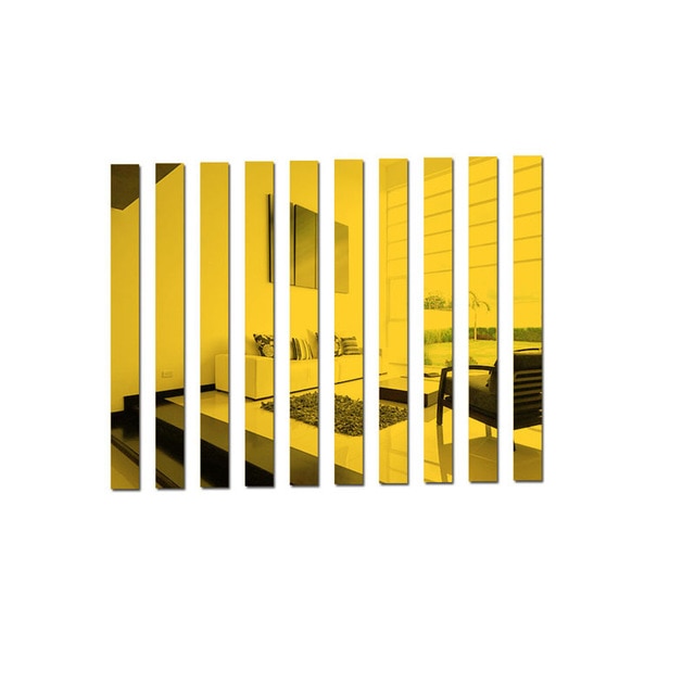 Simple lines Acrylic 3D Wall Stickers