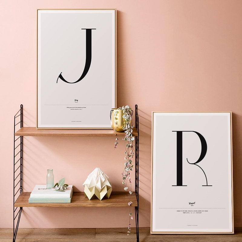 Quote Words Nordic Painting Wall Art Bedroom
