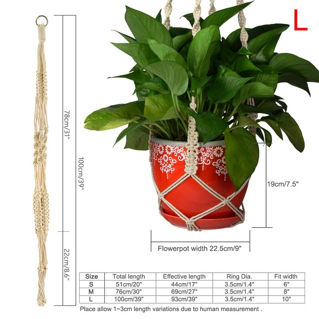 Vintage Plant Hanger Flowerpot Holder