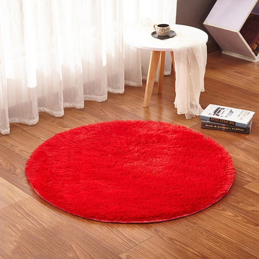 Fluffy Round Alfombra Carpet