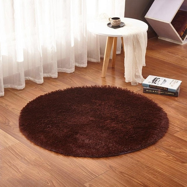 Fluffy Round Alfombra Carpet