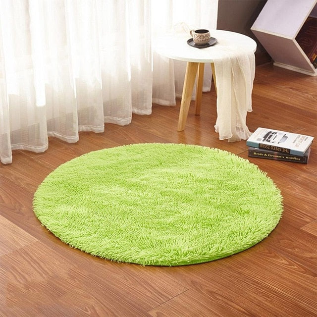 Fluffy Round Alfombra Carpet