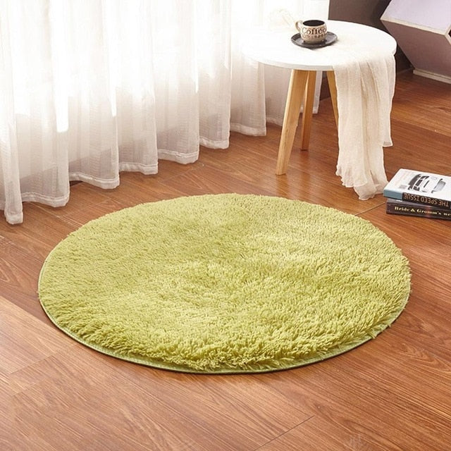 Fluffy Round Alfombra Carpet