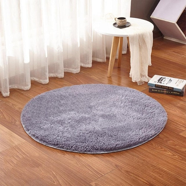 Fluffy Round Alfombra Carpet