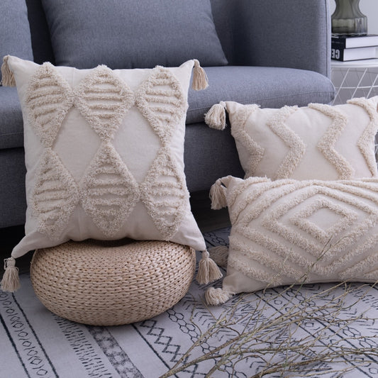 Tassels Cushion Cover Pillow Cover