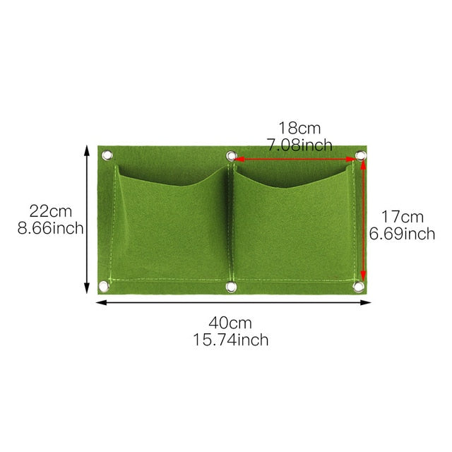 Wall Hanging Planting Bags Pockets