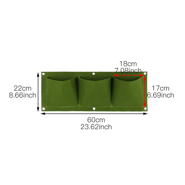 Wall Hanging Planting Bags Pockets