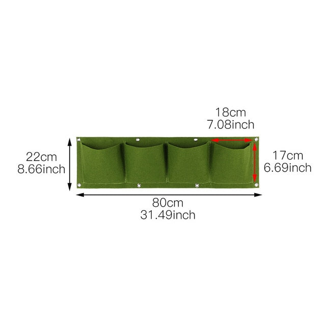 Wall Hanging Planting Bags Pockets