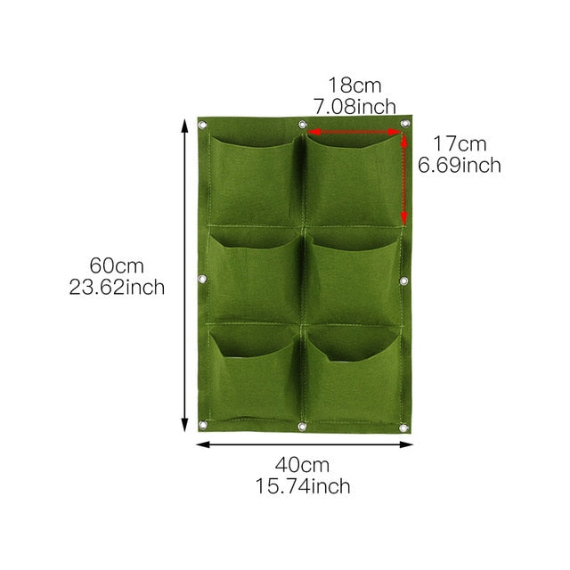 Wall Hanging Planting Bags Pockets