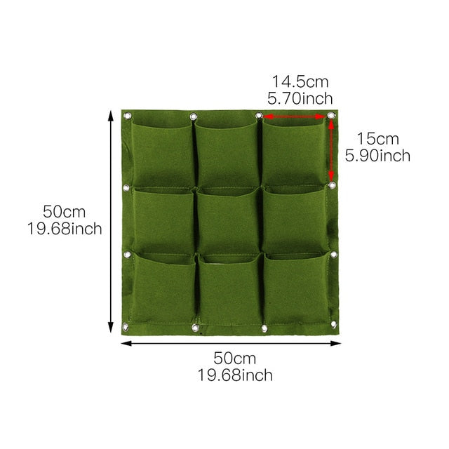 Wall Hanging Planting Bags Pockets