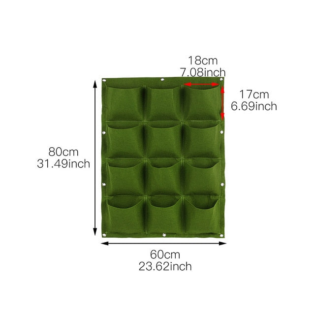 Wall Hanging Planting Bags Pockets