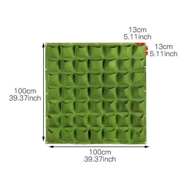 Wall Hanging Planting Bags Pockets