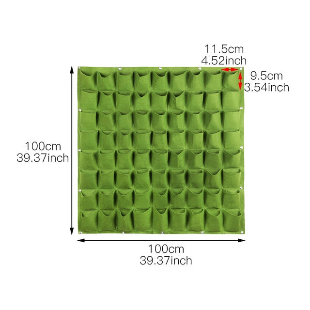 Wall Hanging Planting Bags Pockets