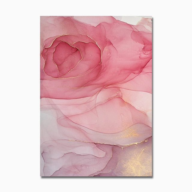 Colorful Golden Scandinavian Poster Modern