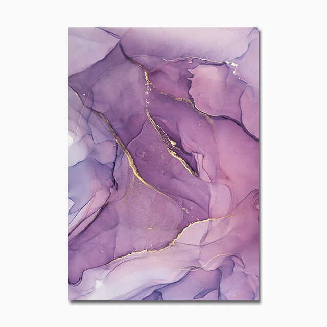 Colorful Golden Scandinavian Poster Modern