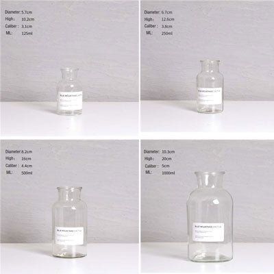 Glass Vase European Flower Arrangement