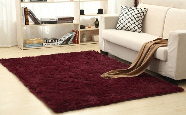 Fluffy Mats Faux Fur Silky Rugs