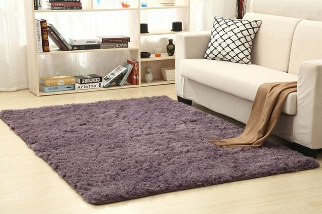 Fluffy Mats Faux Fur Silky Rugs