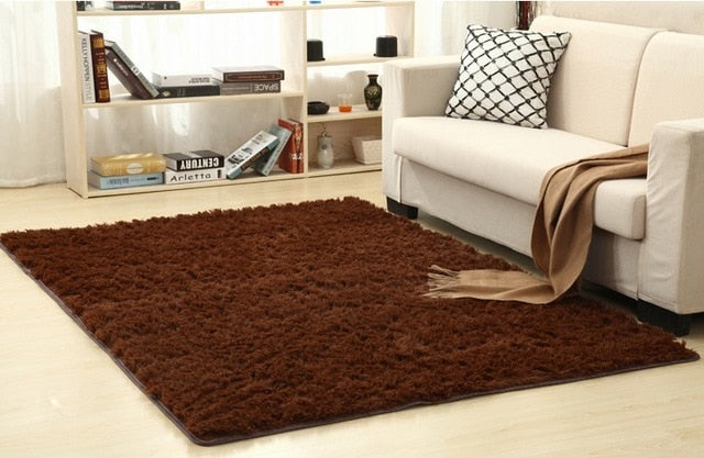 Fluffy Mats Faux Fur Silky Rugs