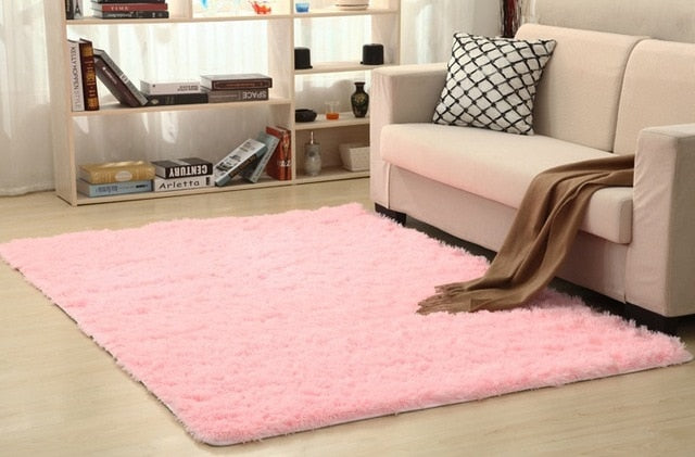 Fluffy Mats Faux Fur Silky Rugs