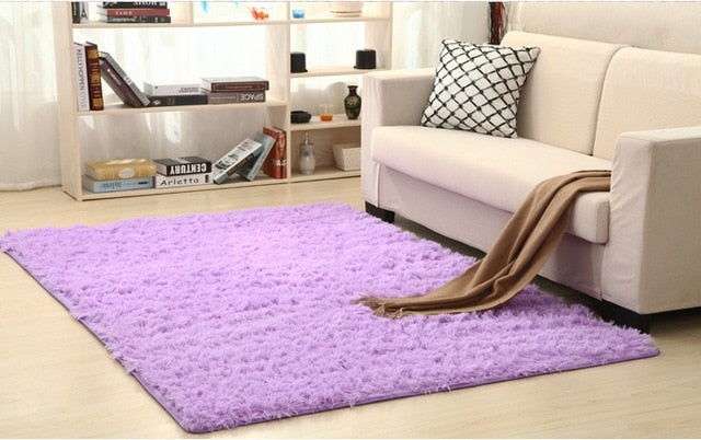 Fluffy Mats Faux Fur Silky Rugs