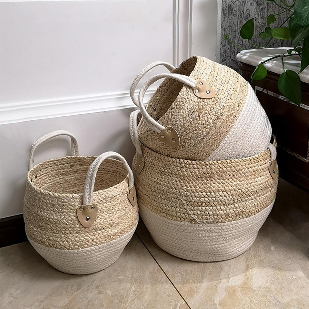 Storage Box Holder Seagrass Wickerwork Basket