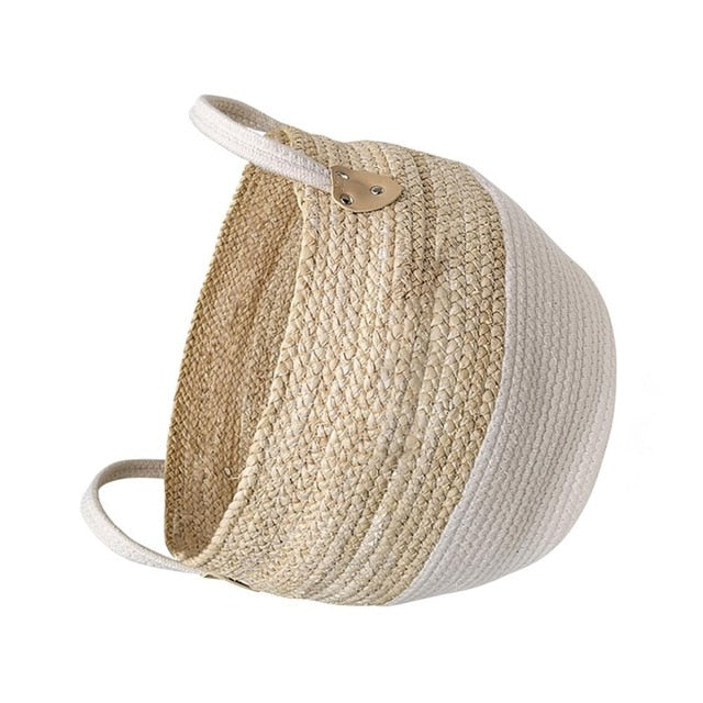 Storage Box Holder Seagrass Wickerwork Basket