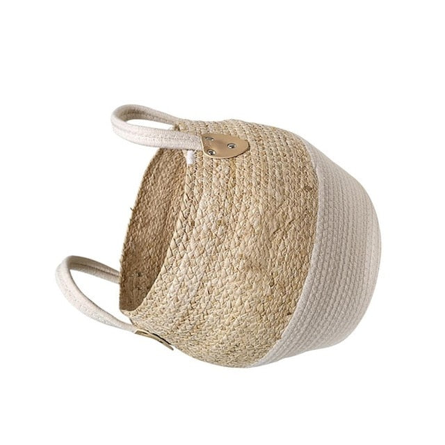 Storage Box Holder Seagrass Wickerwork Basket