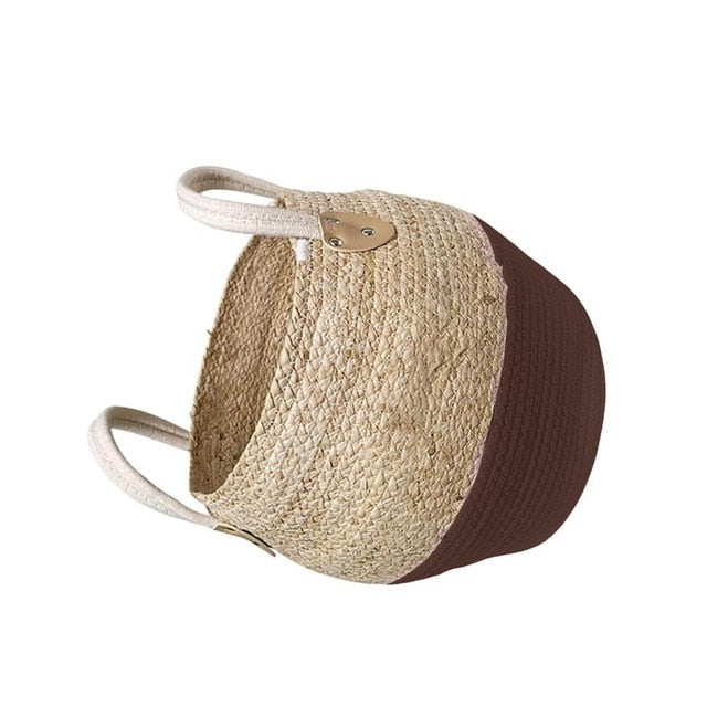 Storage Box Holder Seagrass Wickerwork Basket