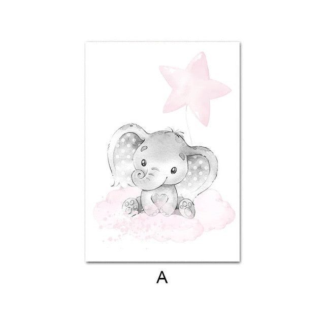 Rainbow Painting Calligraphy Kids Girl Bedroom Decoration