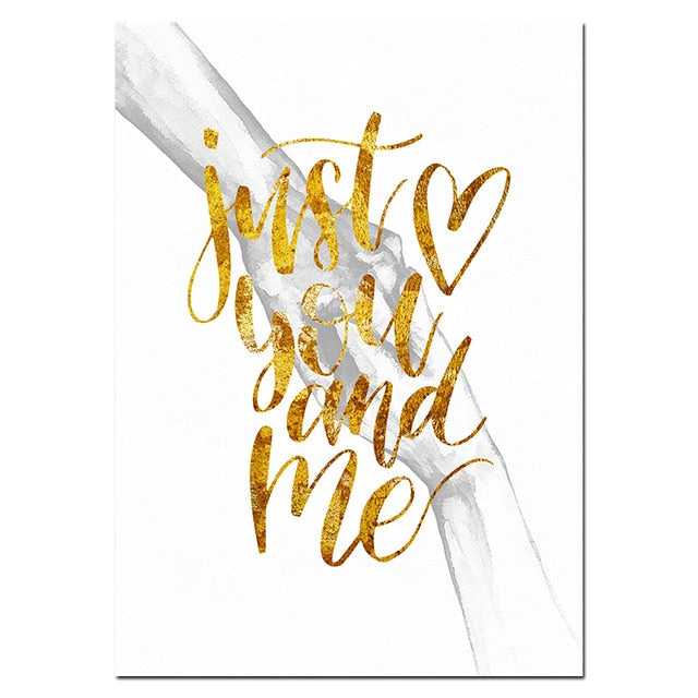 Sweet Love Wall Art Canvas Poster Painting