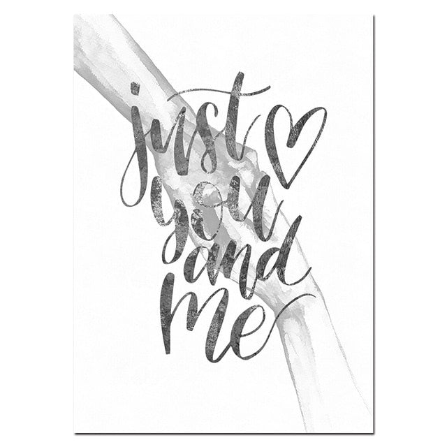 Sweet Love Wall Art Canvas Poster Painting