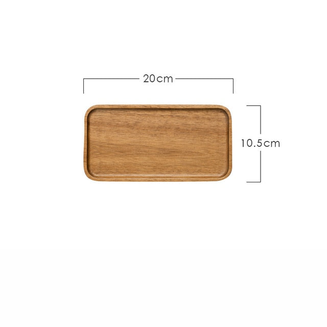Wood Pan Fruit Dishes Tray