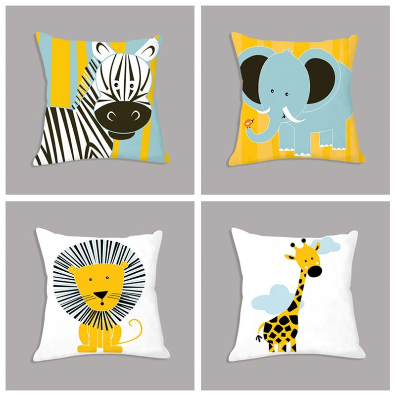 Cartoon Plush Seat Cushion