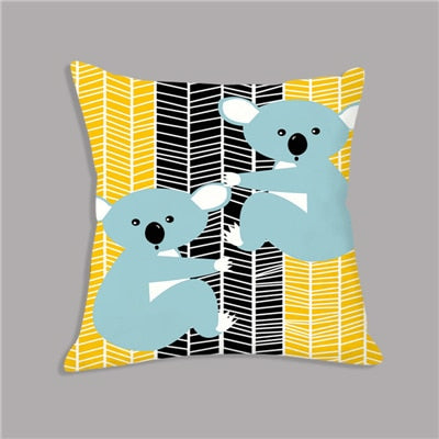 Cartoon Plush Seat Cushion