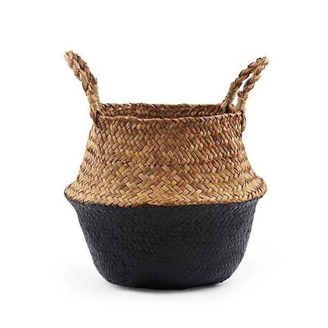 Storage baskets laundry seagrass baskets