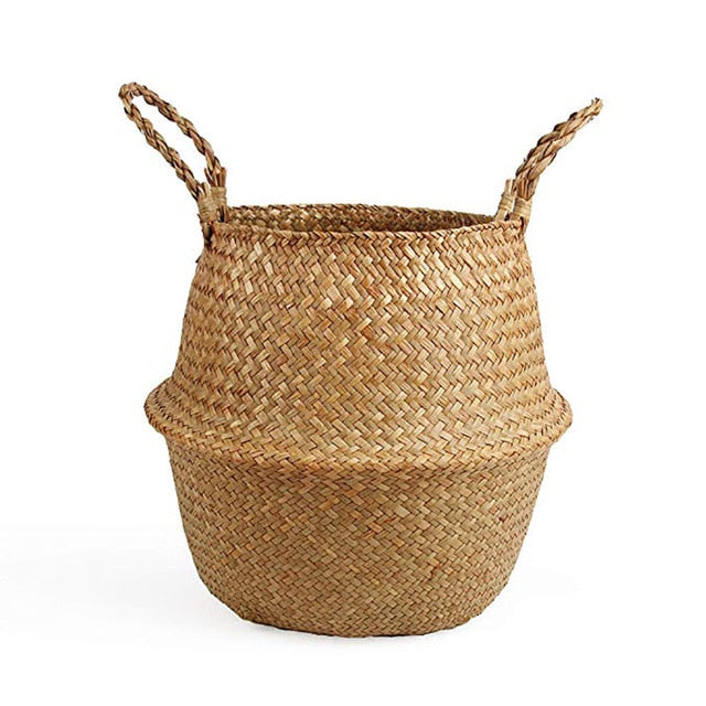 Storage baskets laundry seagrass baskets