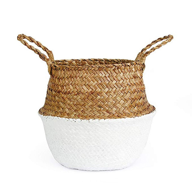 Storage baskets laundry seagrass baskets