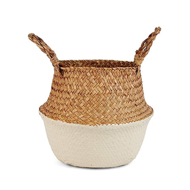 Storage baskets laundry seagrass baskets